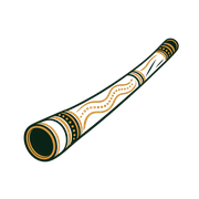 Illustration de didgeridoo